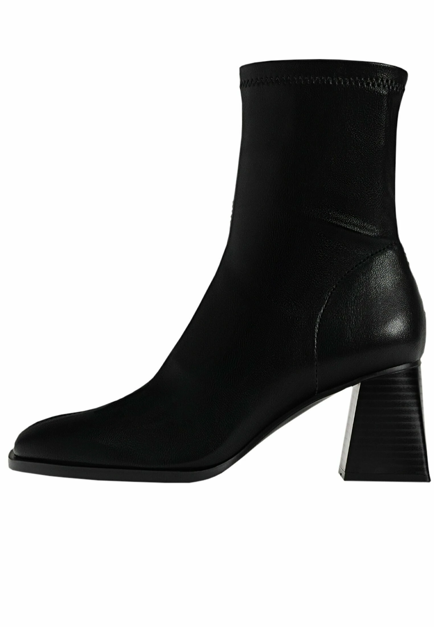 Stradivarius Mit Halbhohem Absatz - Boots À Talons - Black 4 Stradivarius Mit Halbhohem Absatz - Boots À Talons - Black – Image 2