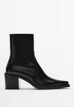 Massimo Dutti Boots À Talons - Black -Aldo Shop d1c99b9a5d2648068abe4386587a4c5f