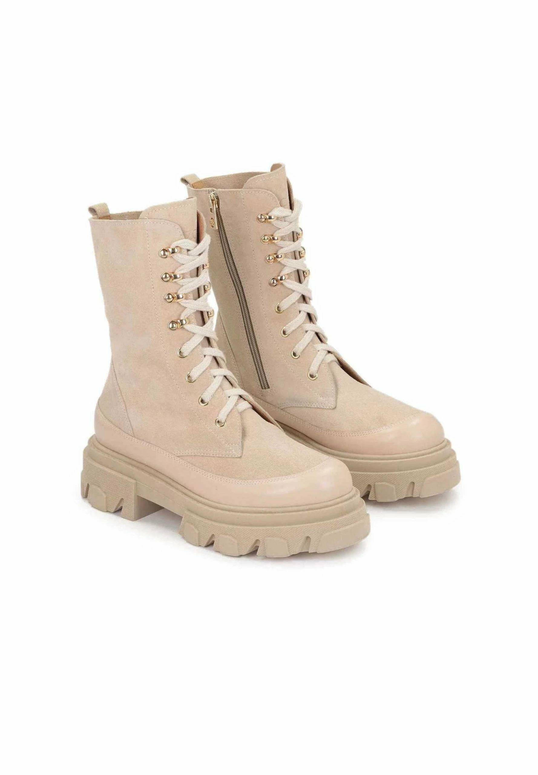 Kazar East-Ankle Boots - Bottines À Lacets - Beige 4 Kazar East-Ankle Boots - Bottines À Lacets - Beige – Image 2