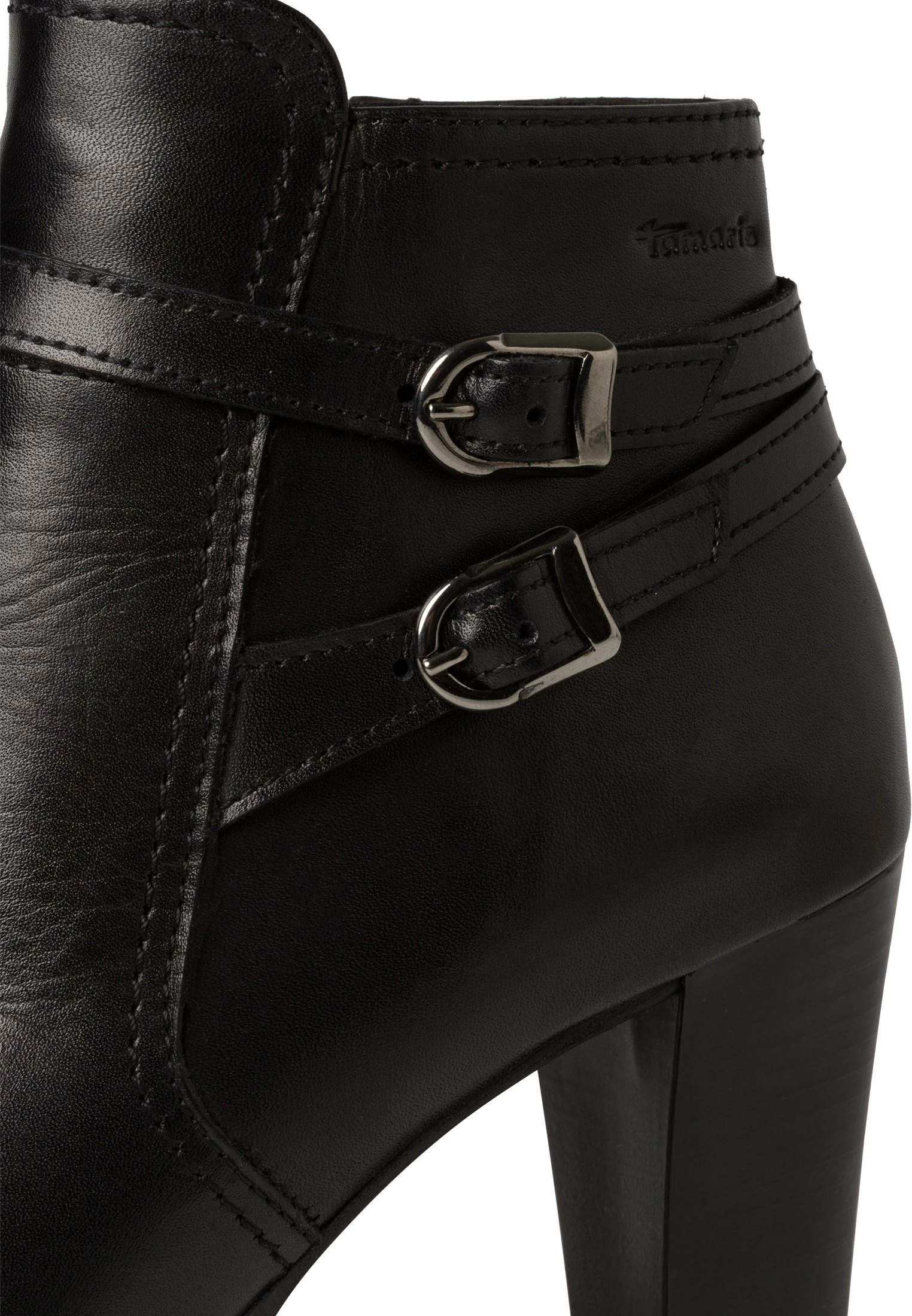 Tamaris Boots À Talons - Black Leather 8 Tamaris Boots À Talons - Black Leather – Image 6