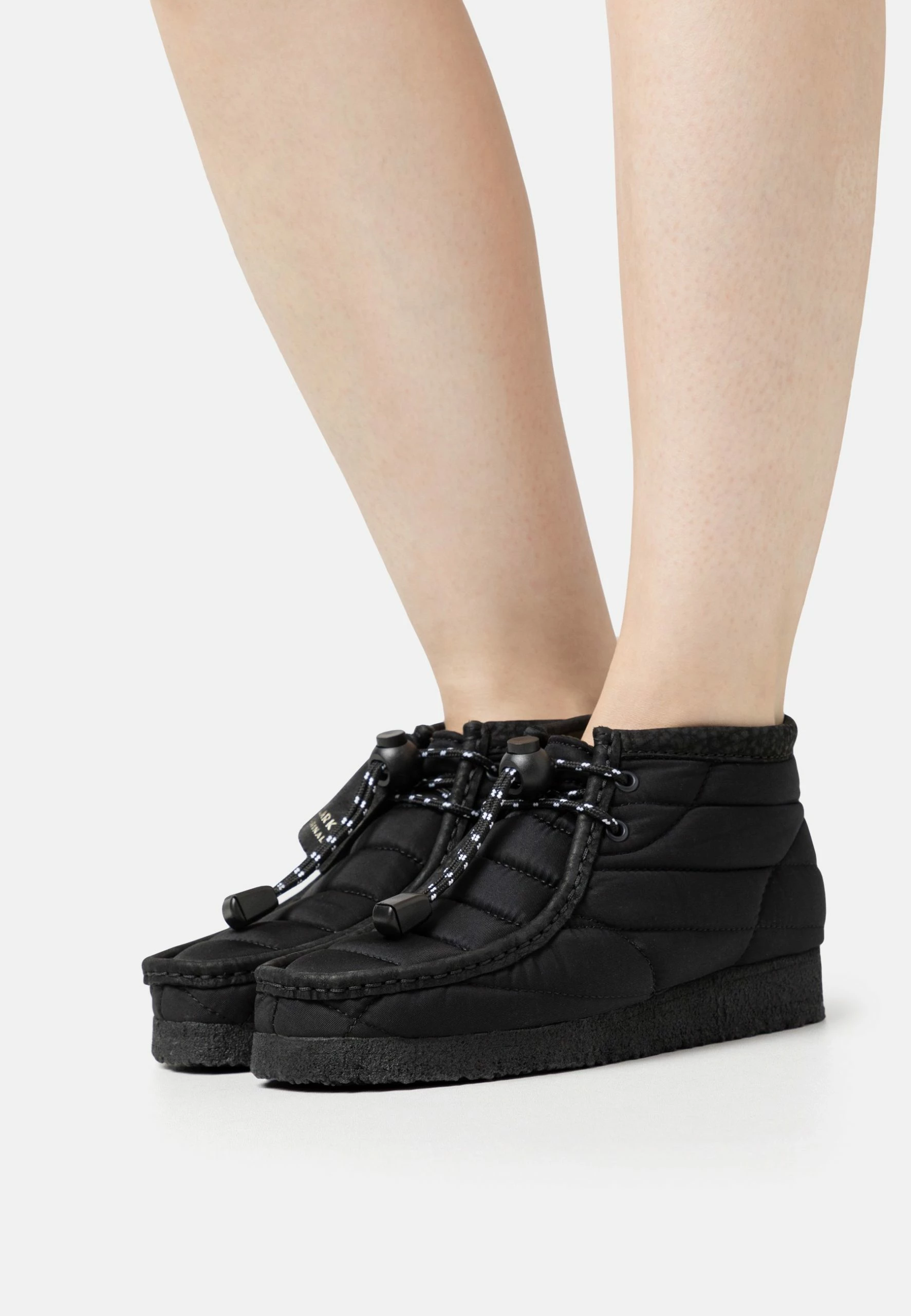 Clarks Originals Wallabee - Boots À Talons - Black Quilted 3 Clarks Originals Wallabee - Boots À Talons - Black Quilted