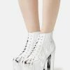 Jeffrey Campbell Lita Flame - Boots À Talons - White/Silver 1 Jeffrey Campbell Lita Flame - Boots À Talons - White/Silver -Aldo Shop e00abb607b7349099695f06a5b651661