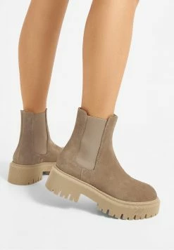 LAST STUDIO Lilith Vison - Boots À Talons - Taupe