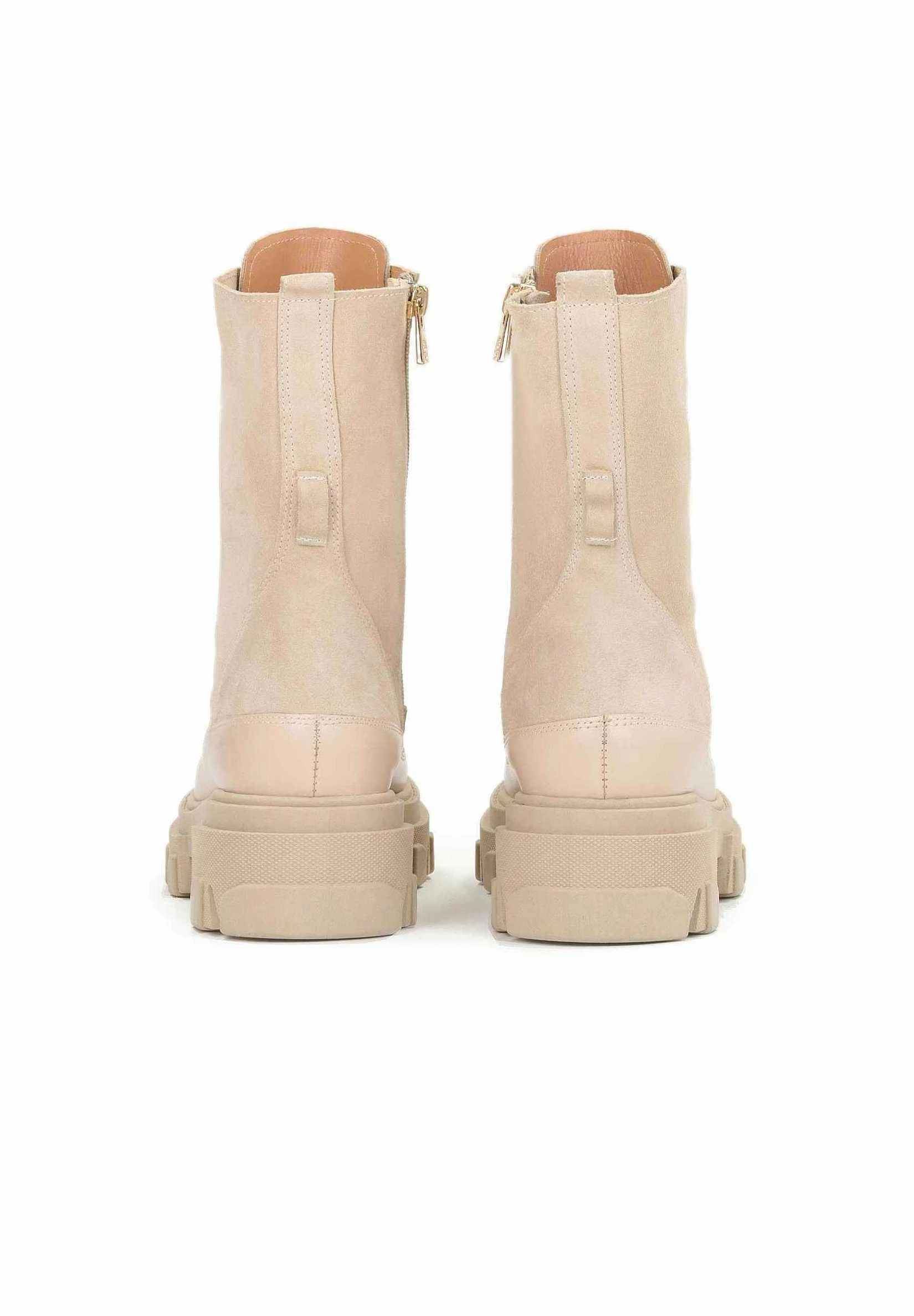 Kazar East-Ankle Boots - Bottines À Lacets - Beige 5 Kazar East-Ankle Boots - Bottines À Lacets - Beige – Image 3