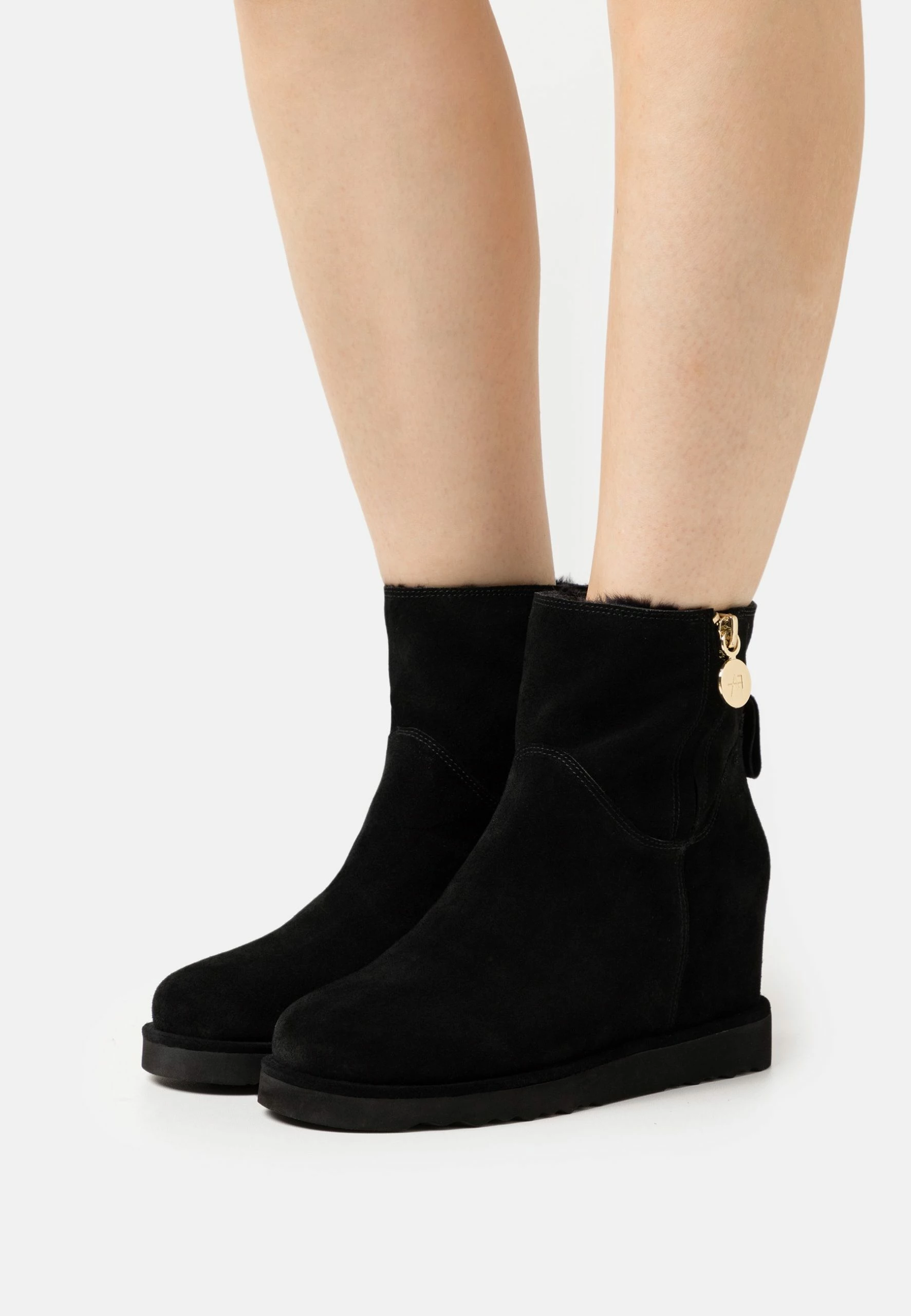 Anna Field Leather Winter Boot - Boots À Talons - Black 3 Anna Field Leather Winter Boot - Boots À Talons - Black