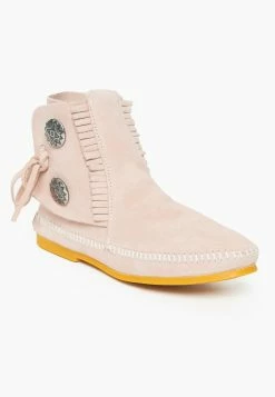 Minnetonka Button Hardsole - Boots À Talons - Pink 12 Minnetonka Button Hardsole - Boots À Talons - Pink -Aldo Shop f2a5c8a659fa41a19aa8487e6a1dc2d7