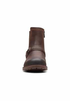 Clarks Aspra Buckle - Boots À Talons - British Tan Lea -Aldo Shop fb3dbc3f2fd948518aebe9347a85f643