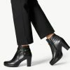 Tamaris Boots À Talons - Black Leather -Aldo Shop ff4f4a39ab3c43b3986b4471fee6d0cd